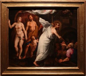 la discesa di cristo al limbo by Pablo de Cespedes