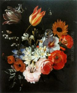 A bouquet of flowers. A bouquet of flowers.