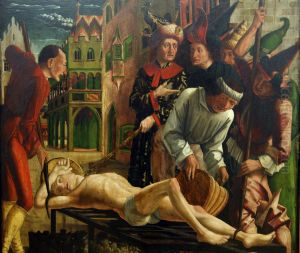 Martyrdom St. Lawrence by Michael Pacher