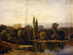 Paisaje con lago Paisaje con lago