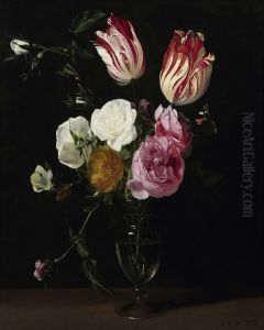 Blumenstrauss in einer Vase by Daniel Seghers