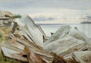A view from Pakri island by Amandus Adamson