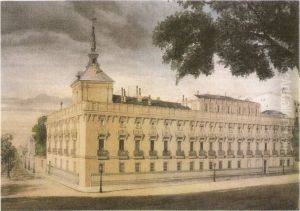Palacio de Alcanices en la Plaza de Cibeles