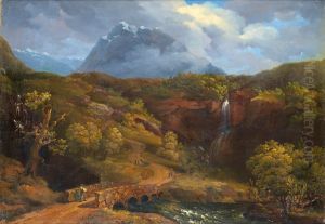Motif from Norway by Gustaf Wilhelm Palm