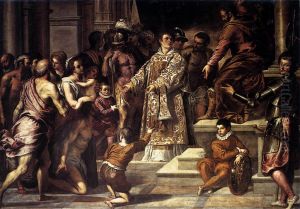 St Lawrence Giving the Wealth to the Poor St Lawrence Giving the Wealth to the Poor