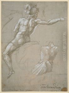 Study of a Warrior on Horseback