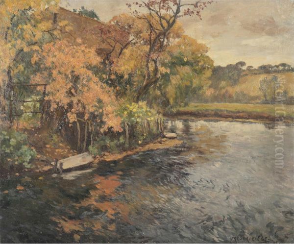 House and River in a Forest Landscape - view 1