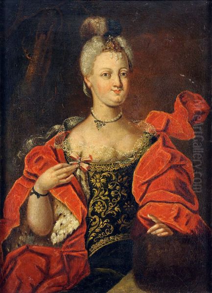 Les,"Retrato de una dama noble"label QS:Lde,"Bildnis einer adeligen Dame"label QS:Lpt,"Retrato de uma nobre"label QS:Len,"Portrait of a Noblewoman"label QS:Lru,"Portret blagorodnoj ledi"label QS:Lit,"Ritratto di nobildonna"with ermine stole and Muff - view 1