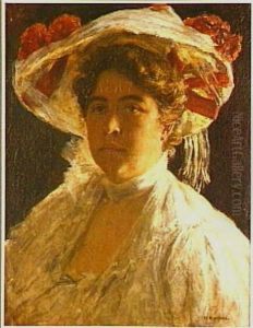 Portrait of Anna Singer-Brugh (1878-1962) by Martin Borgord