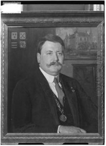 Portrait of Frederik Christiaan Constantijn van Tuyll van Serooskerken (1886-1958) by Frans Oerder