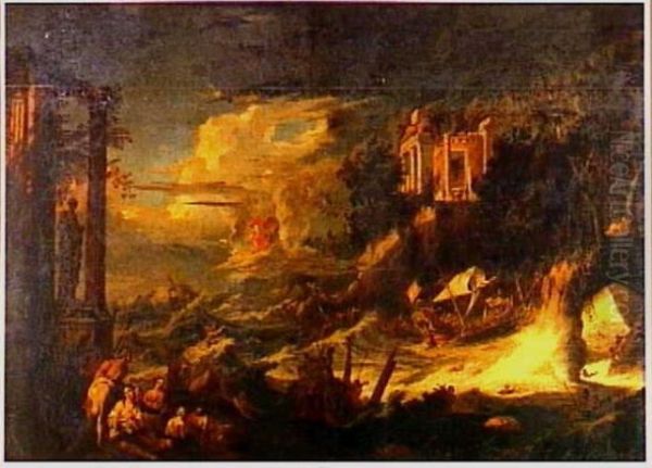The arrival of Aeneas in Carthago - view 1