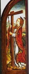 Angel with the cross and lance