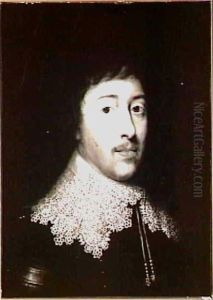 Portrait of a man in armour