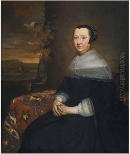 Portrait of an unknown woman by Pieter van Anraedt