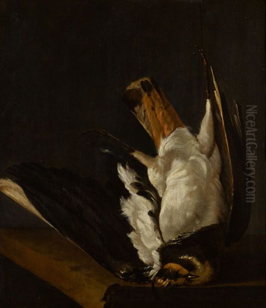 Stilleven met een dode kievit - view 1