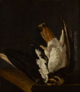 Stilleven met een dode kievit