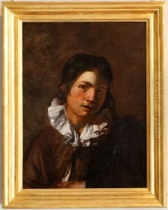Jeune homme a la collerette by Simon Vouet