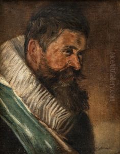 Kopf eines St. Adriansschutzen aus dem Jahr 1627, Kopie nach Frans Hals Kopf eines St. Adriansschutzen aus dem Jahr 1627, Kopie nach Frans Hals