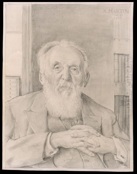 Portret van Johann Karl Ludwig Martin, hoogleraar Geologie, mineralogie, kristallografie en paleontologie te Leiden - view 1