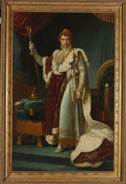 Keizer Napoleon I in kroningsgewaad, 2 december 1804 - view 1