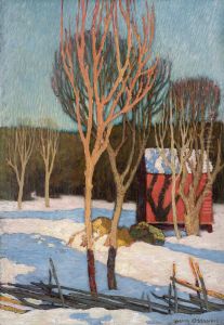 Winter Landscape, Sweden (Winterlandschap, Zweden) by Helmer Osslund