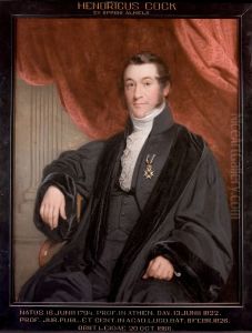 Portrait of Henricus Cock, professor of Law in Leiden