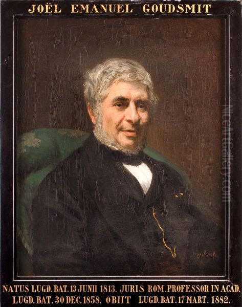 Portrait of Joel Emanuel Goudsmit, professor of Roman Law at Leiden University - view 1