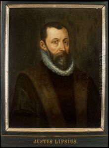 Portrait of Justus Lipsius, professor of History and Law in Leiden