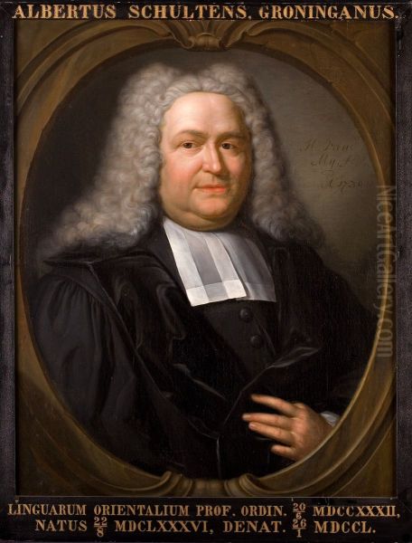 Portret van Albert Schultens, hoogleraar Oosterse talen te Leiden - view 1