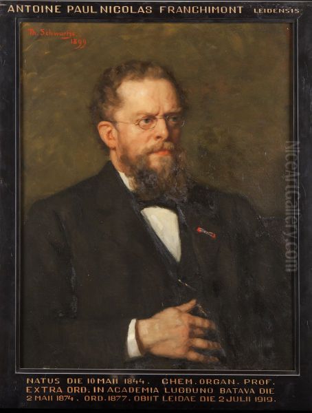 Portret van Antoine Paul Nicolas Franchimont, hoogleraar Organische Chemie te Leiden - view 1