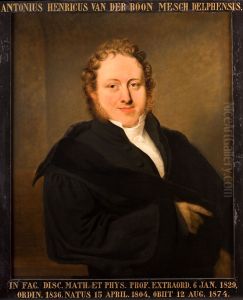Portret van Antonius Henricus van der Boon Mesch, hoogleraar Scheikunde en Technische Chemie te Leiden