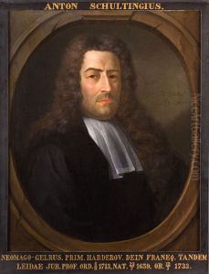 Portret van Antonius Schultingh, hoogleraar Rechtsgeleerdheid te Leiden