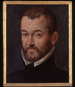 Portret van Benito Arias Montano, theoloog en humanist