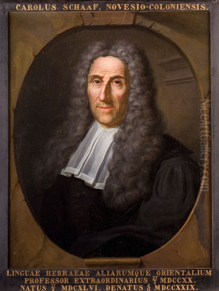 Portret van Carel Schaaf, hoogleraar Hebreeuws en andere oosterse talen te Leiden - view 1