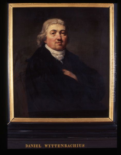 Portret van Daniel Albert Wyttenbach, hoogleraar Grieks en Latijn, Geschiedenis en bibliothecaris te Leiden - view 1