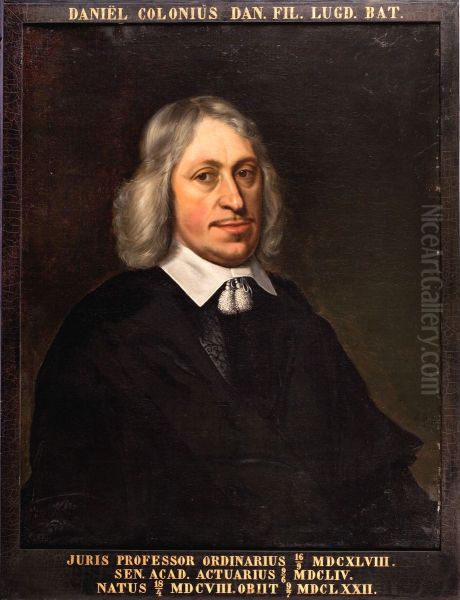 Portret van Daniel Colonius, hoogleraar Rechtsgeleerdheid te Leiden - view 1