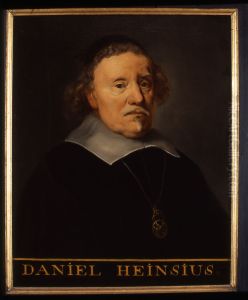 Portrait of Daniel Heinsius by Icones Leidenses