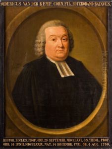 Portret van Didericus van der Kemp, hoogleraar Kerkelijke Geschiedenis en Godgeleerdheid te Leiden