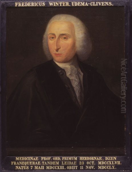Portret van Frederik Winter, hoogleraar Geneeskunde te Leiden - view 1