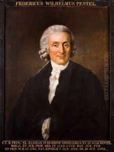 Portret van Friedrich Wilhelm von Pestel, hoogleraar Rechtsgeleerdheid te Leiden