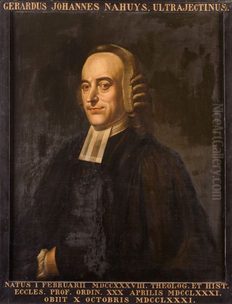 Portret van Gerard Johan Nahuys, hoogleraar Godgeleerdheid en Kerkelijke Geschiedenis te Leiden - view 1