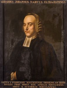 Portret van Gerard Johan Nahuys, hoogleraar Godgeleerdheid en Kerkelijke Geschiedenis te Leiden