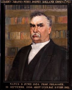 Portret van Gerardus Johannes Petrus Josephus Bolland, hoogleraar Wijsbegeerte te Leiden