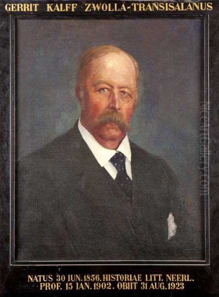 Portret van Gerrit Kalff, hoogleraar Nederlandse Letterkunde te Leiden - view 1