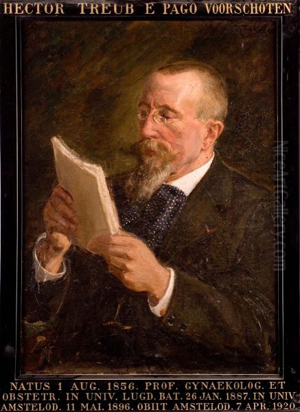 Portret van Hector Treub, hoogleraar Geneeskunde te Leiden - view 1