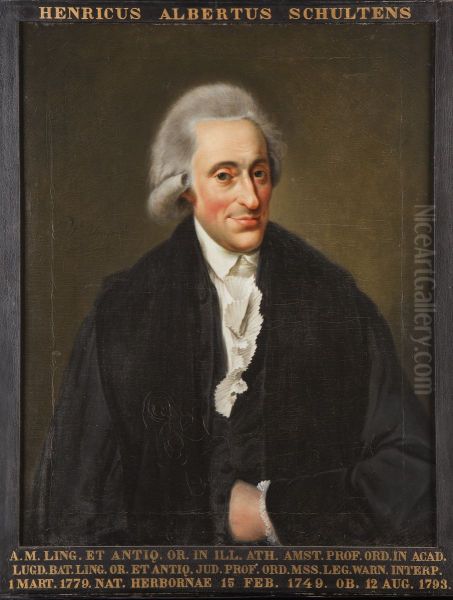 Portret van Hendrik Albert Schultens, hoogleraar Oosterse Talen en Hebreeuwse Oudheden te Leiden - view 1