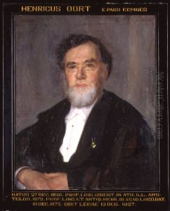 Portret van Henricus Oort, hoogleraar Hebreeuws te Leiden