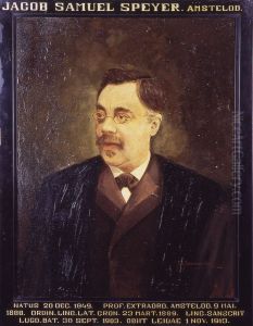 Portret van Jacob Samuel Speyer, hoogleraar Sanskrit en zijn Letterkunde te Leiden