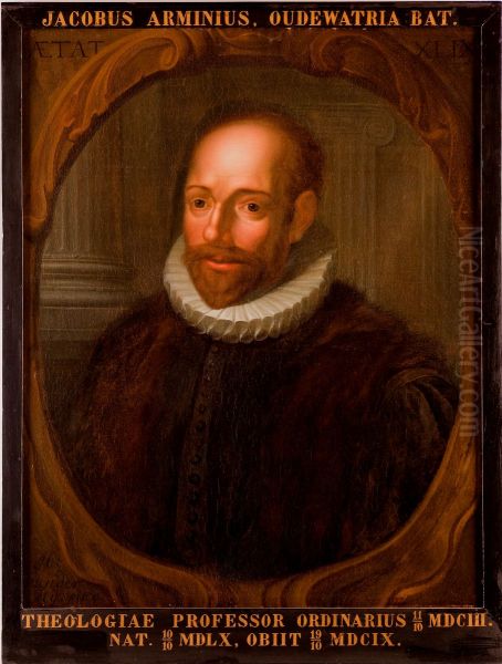 Portret van Jacobus Arminius, hoogleraar Godgeleerdheid te Leiden - view 1
