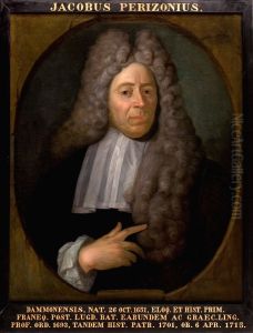 Portret van Jacobus Perizonius, hoogleraar Geschiedenis, Grieks en Welsprekendheid te Leiden